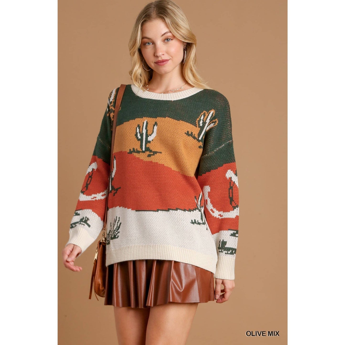 Cactus Pullover Sweater Top