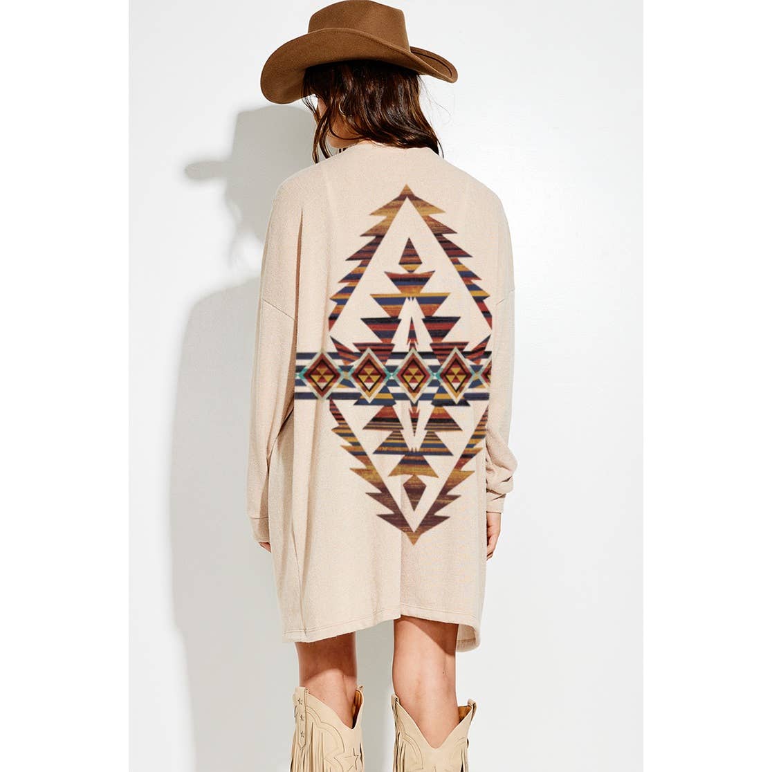 Aztec Knit casual style Cardigan